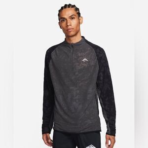 Nike Trail 1/4 Zip Running Black Pullover